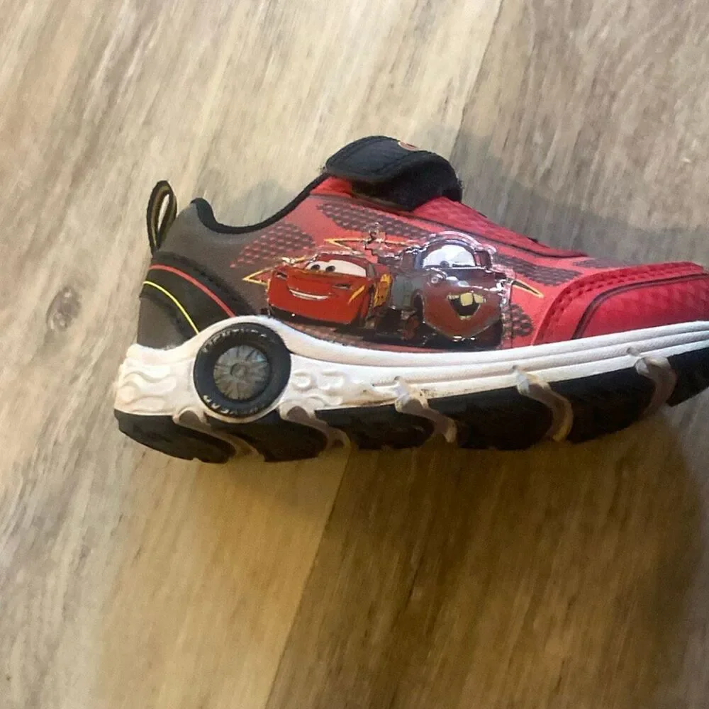 Disney Pixar Cars Light-Up Athletic Sneakers (Toddlers/Little Kids) size 8